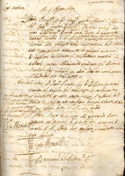 Αρχεο Βενετικς Διοκησης (1500-1797): Φ58, Sentenze Presenti, Libro 2o, φ47, γγρ. 11-8-1690